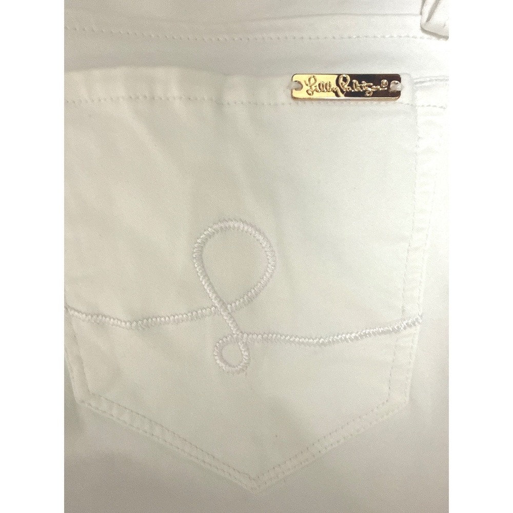 Lilly Pulitzer (white) Worth Skinny Pants Women Size 8 Slim Fit - Picture 8 of 8
